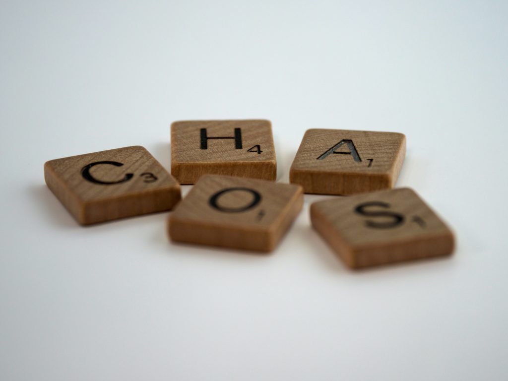 chaos scrabble tiles